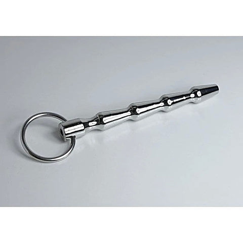 Cyber Bites Steel Penis Plug With Glans Ring - Penis Plugs