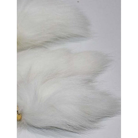 Kitten Tail Metal Butt Plug Gold - Steel Sex Toys