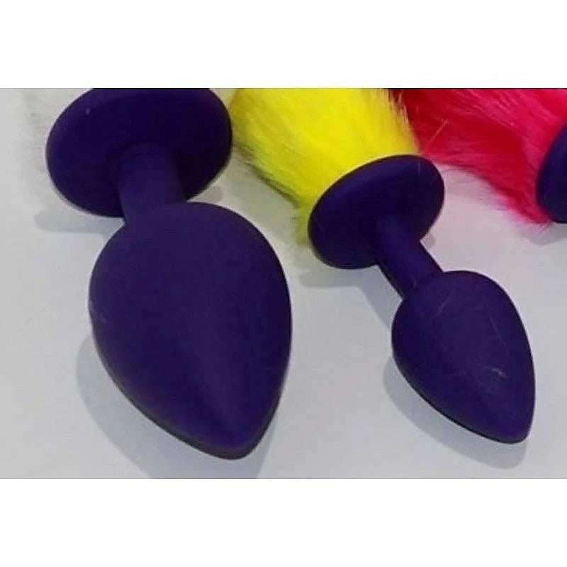 Rabbit Faux Tail Silicone Butt Plug Small By Bdstyle - Butt Plugs