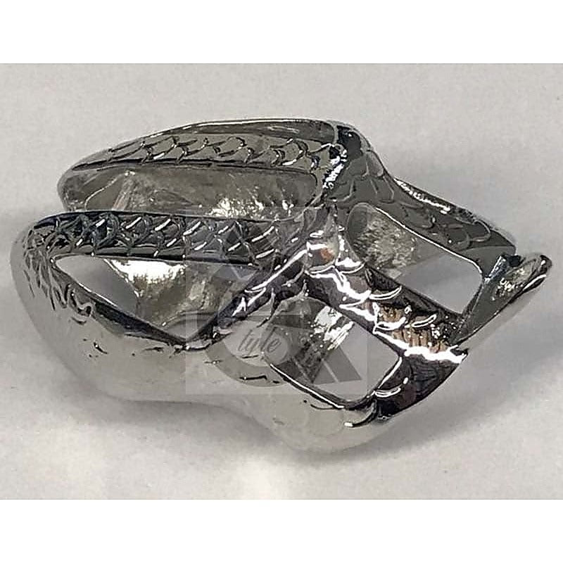 Dragon Scale Stainless Steel Cock Cage By Bdstyle - Male Chastity
