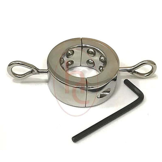 Testicle Stretcher With Matte Nodules - Ball and Cock Toys