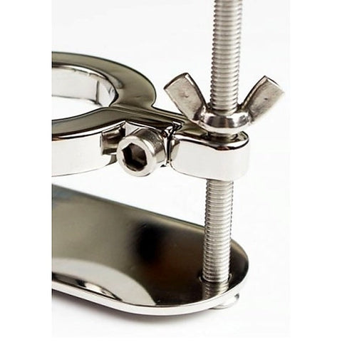 Male Scrotum Fixture Ball Crusher - Steel Sex Toys