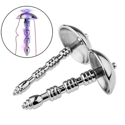Electric Shock Penis Plug With Cover - Penis Plugs