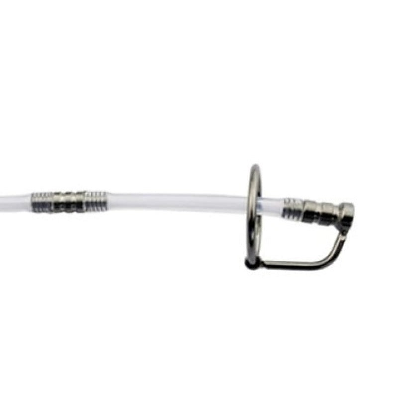 Dual Tube Urethral Stimulator With Glans Ring By Bdstyle - Penis Plugs