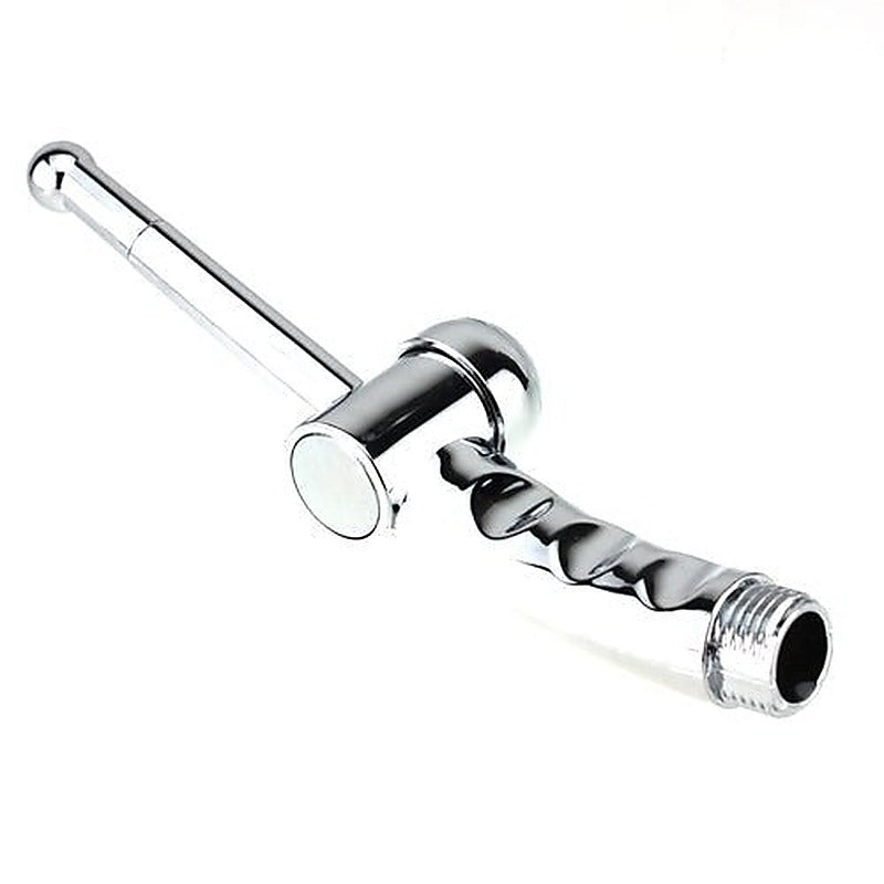 Vaginal Shower Cleaner With Switch - Steel Sex Toys