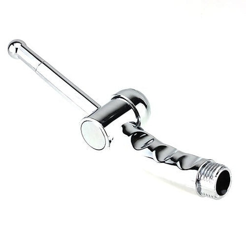 Vaginal Shower Cleaner With Switch - Steel Sex Toys