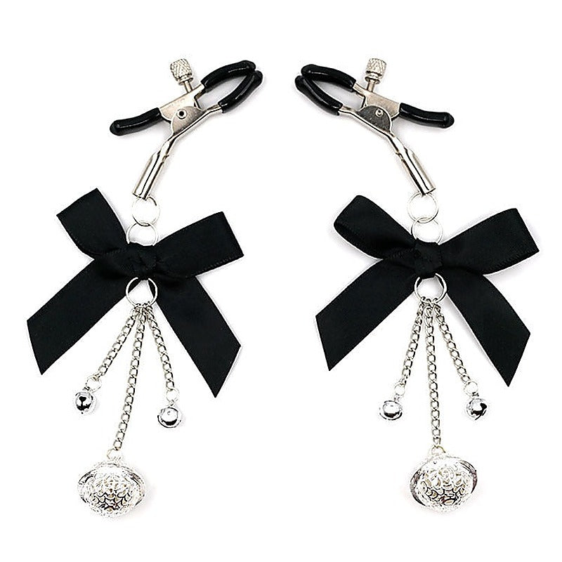Jingling Bell Womens Adult Nipple Clamps By Bdstyle - Nipple and Clit Clamps