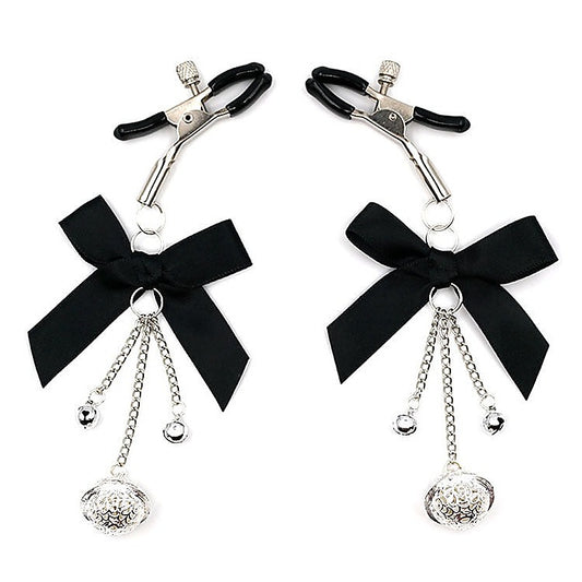 Jingling Bell Nipple Clamps - Nipple and Clit Clamps