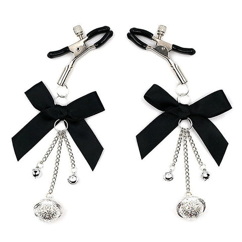 Jingling Bell Womens Adult Nipple Clamps By Bdstyle - Nipple and Clit Clamps