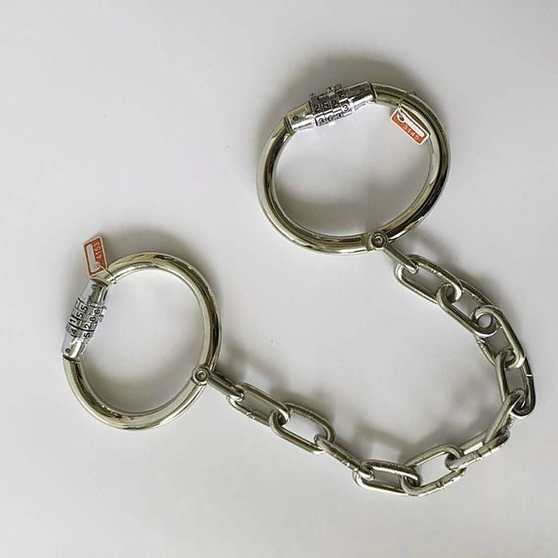 Combination Lock Unisex Wrist and Ankle Cuffs - Cuffs and Restraints