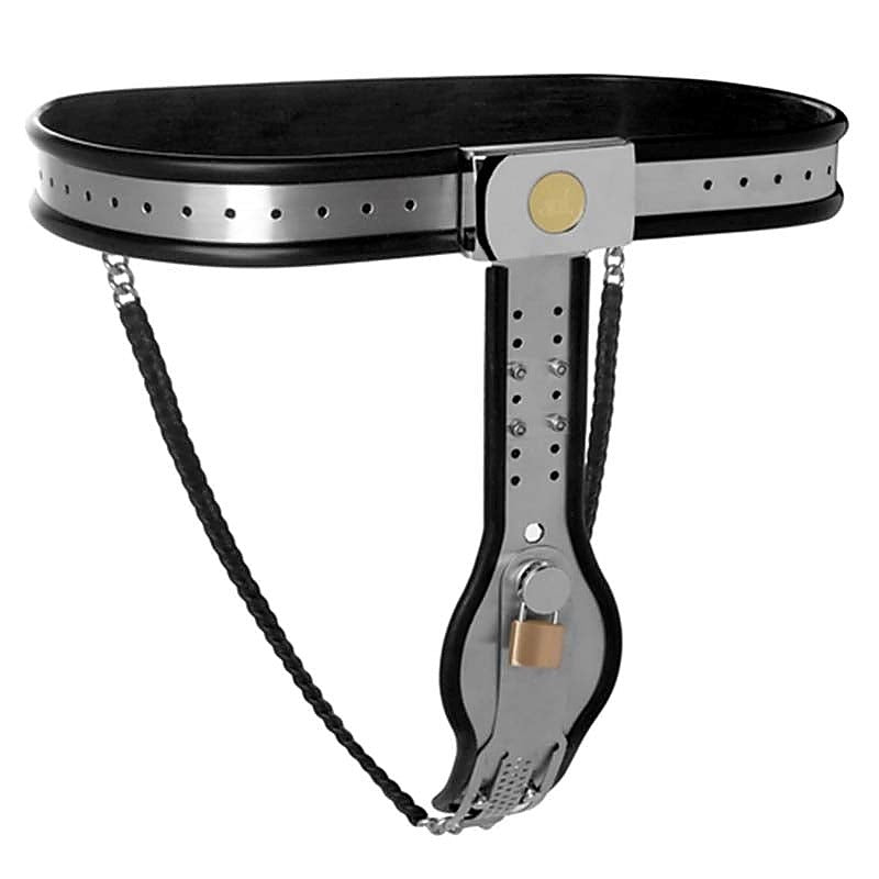 Locking Steel Female Chastity Belt By Bdstyle - Steel Sex Toys