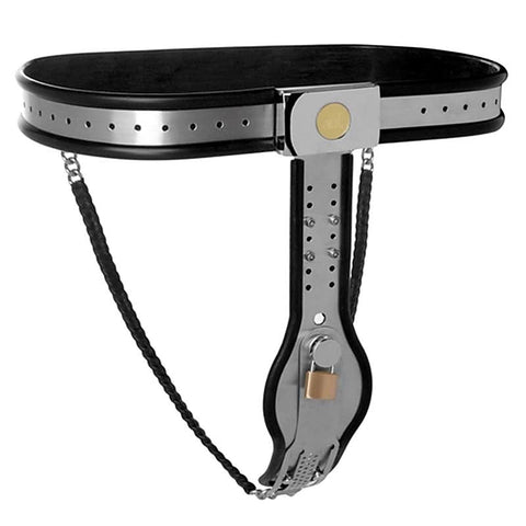 Locking Steel Female Chastity Belt By Bdstyle - Steel Sex Toys