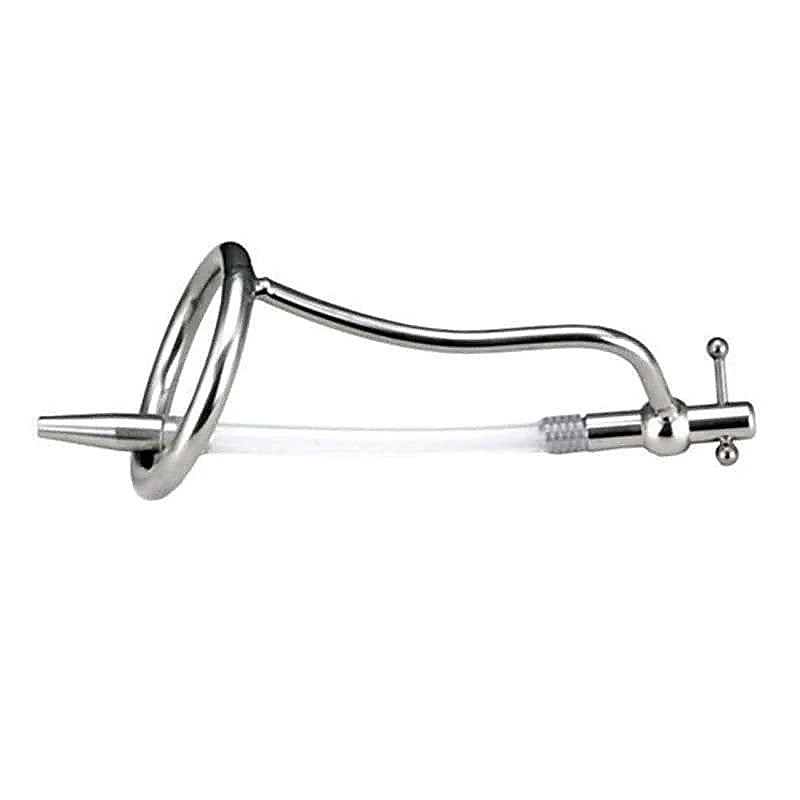 Chastity Bar with Adjustable Catheter by BDStyle - Male Chastity