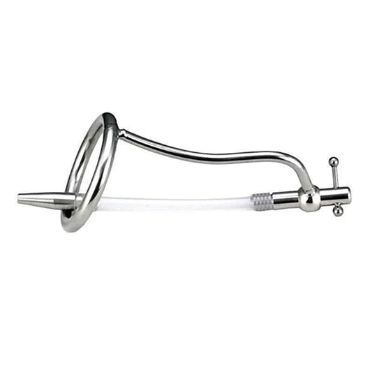 Chastity Bar with Adjustable Catheter - Male Chastity