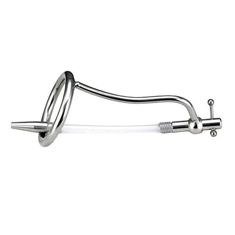 Chastity Bar with Adjustable Catheter by BDStyle - Male Chastity