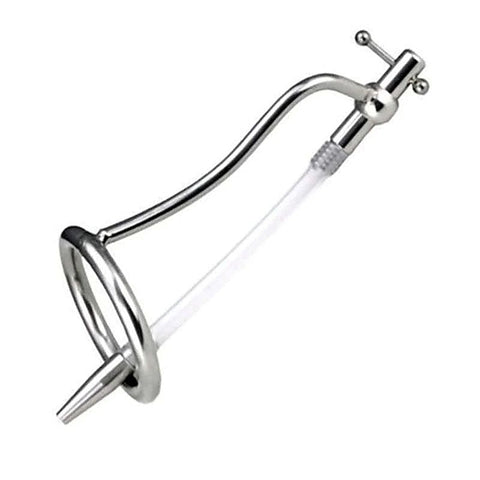 Chastity Bar with Adjustable Catheter by BDStyle - Male Chastity