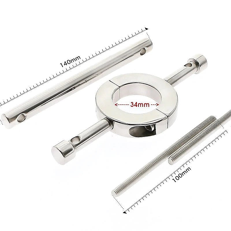 Ball Stretcher & Crusher Metal - Steel Sex Toys