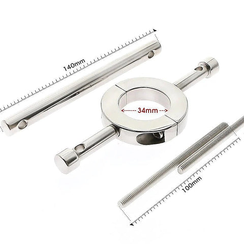 Ball Stretcher & Crusher Metal - Steel Sex Toys