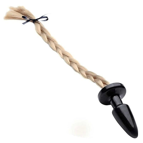 Blonde Pony Tail Butt Plug by BDStyle - Butt Plugs