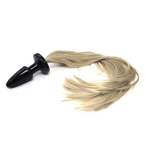 Blonde Pony Tail Butt Plug by BDStyle - Butt Plugs