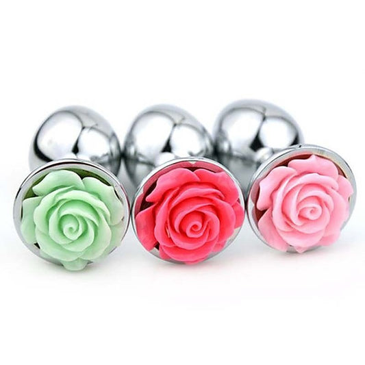 Flower Steel Butt Plug Small - Steel Sex Toys
