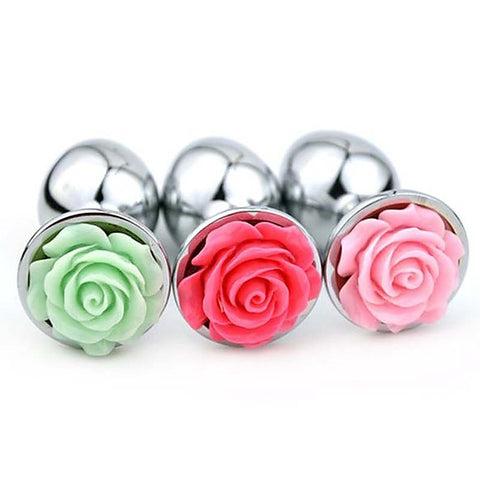 Flower Steel Butt Plug Small by BDStyle - Steel Sex Toys