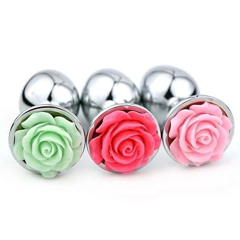 Flower Steel Butt Plug Large by BDStyle - Butt Plugs