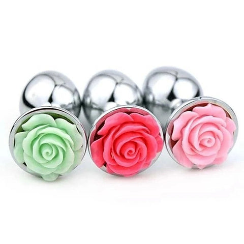 Flower Steel Butt Plug Large by BDStyle - Butt Plugs