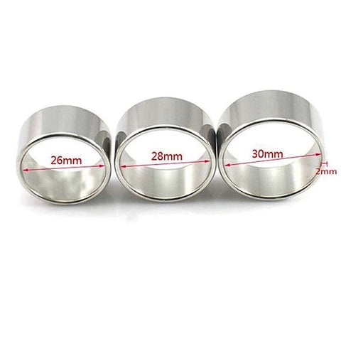 Stainless Steel Cock Ring by BDStyle - Cock Rings