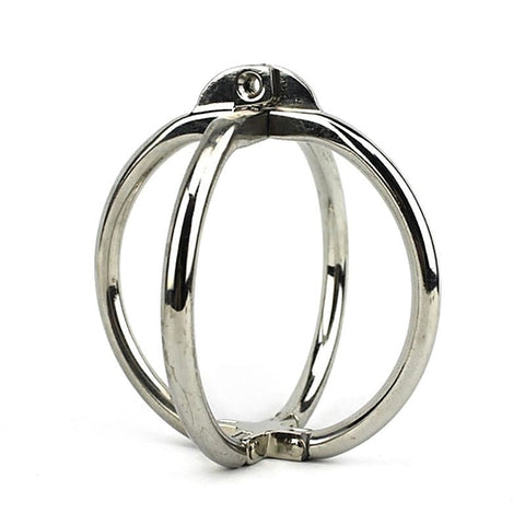 Ellipse Stainless Steel Cross Cuffs by BDStyle - Cuffs and Restraints