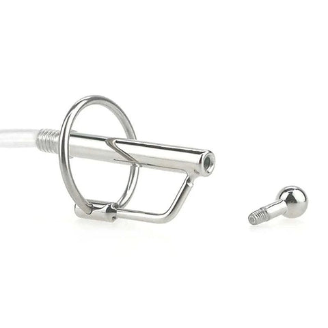 Felix Flexi Tube Silicone Steel Cum Thru Penis Plug - Penis Plugs