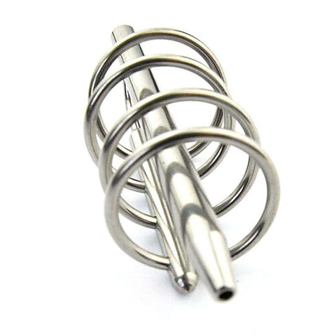 Gates Of Hell Cock Cage & Penis Plug By Bdstyle - Male Chastity