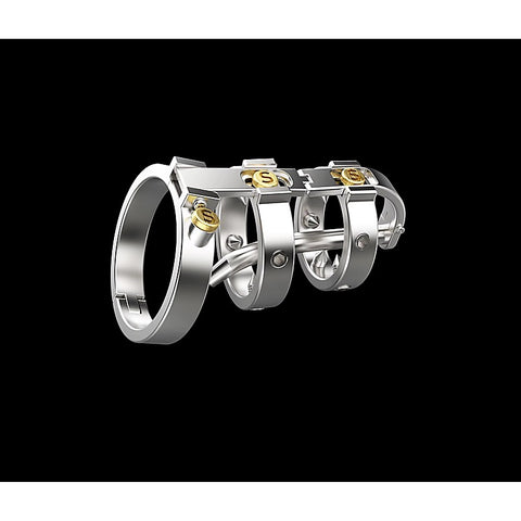 Mechanical Chastity Cage by BDStyle - Male Chastity