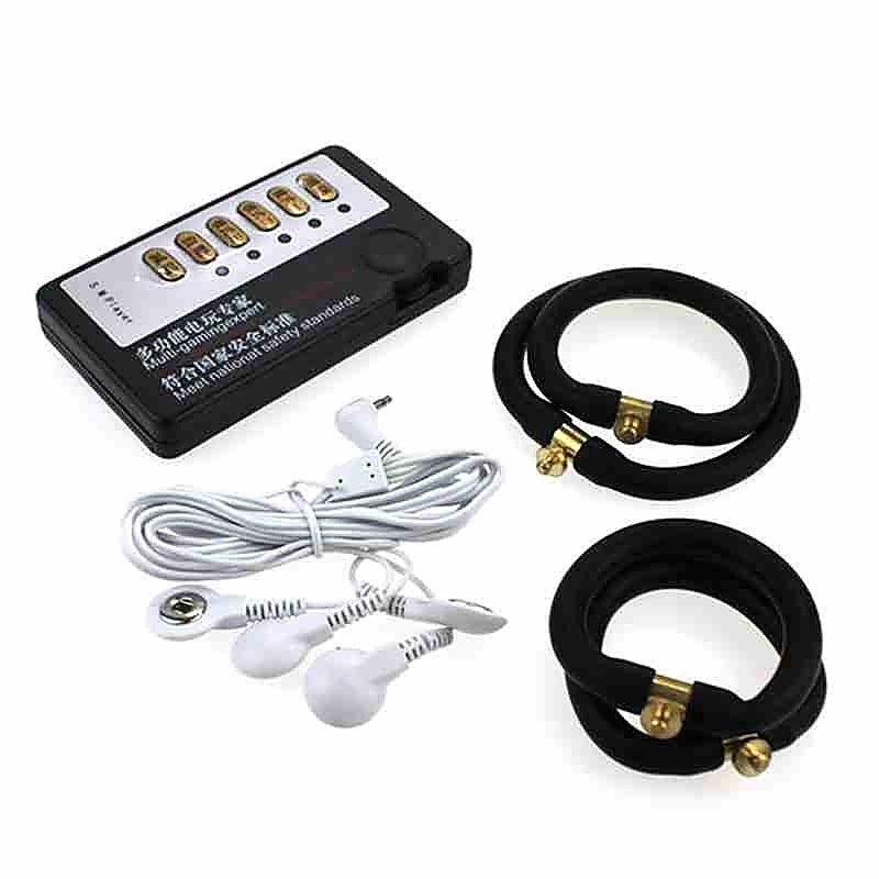 Electro-Stimulation Cock Ring Ensemble By Bdstyle - Cock Rings