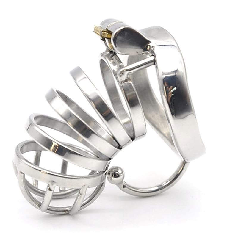 Ball Hook Cock Cuff Chastity Cage By Bdstyle - Male Chastity