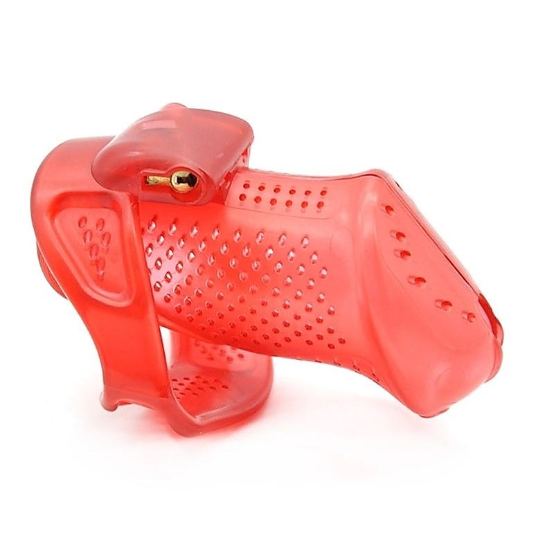 Stoma PVC Cock Cage Small by BDStyle - Male Chastity