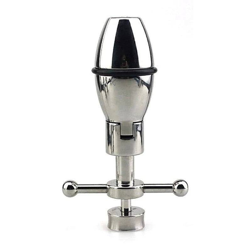 Master Series Trillium Steel Locking Anal Plug - Butt Plugs