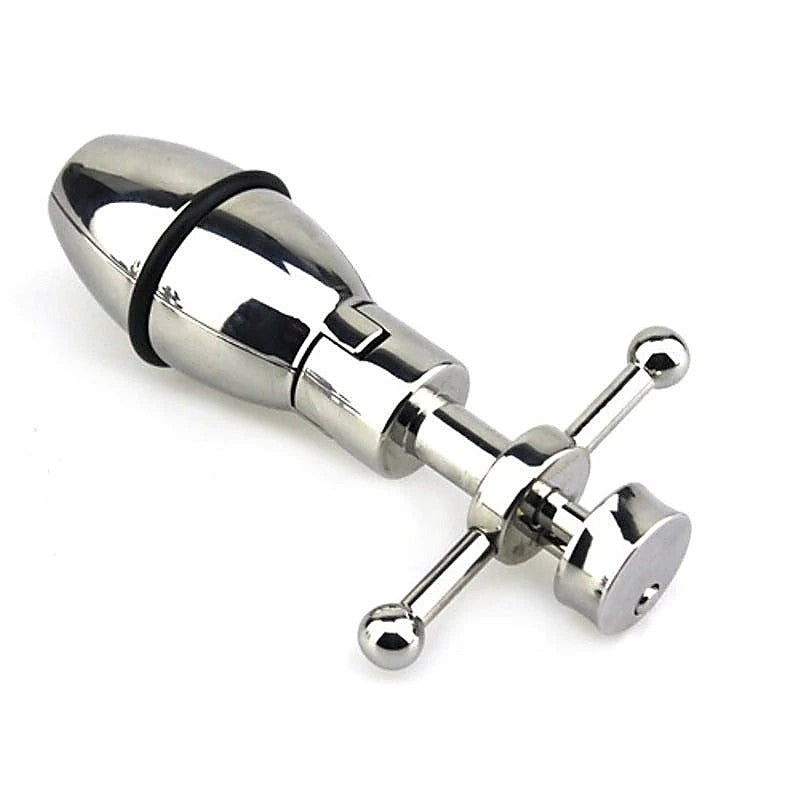 Master Series Trillium Steel Locking Anal Plug - Butt Plugs