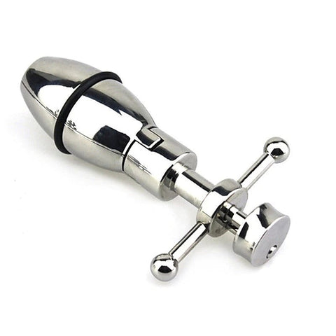 Master Series Trillium Steel Locking Anal Plug - Butt Plugs