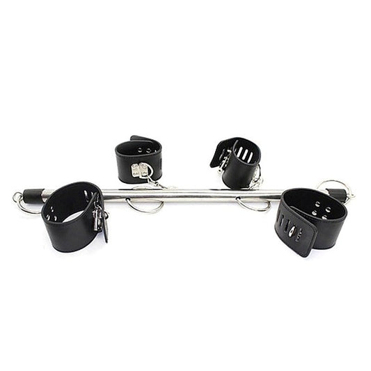 Locking Wrist and Ankle Spreader Bar with Cuffs - Spreaders and Hangers