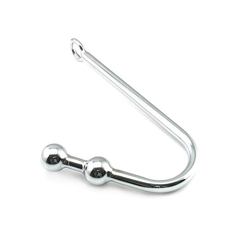 Double Ball Steel Anal Hook - Spreaders and Hangers