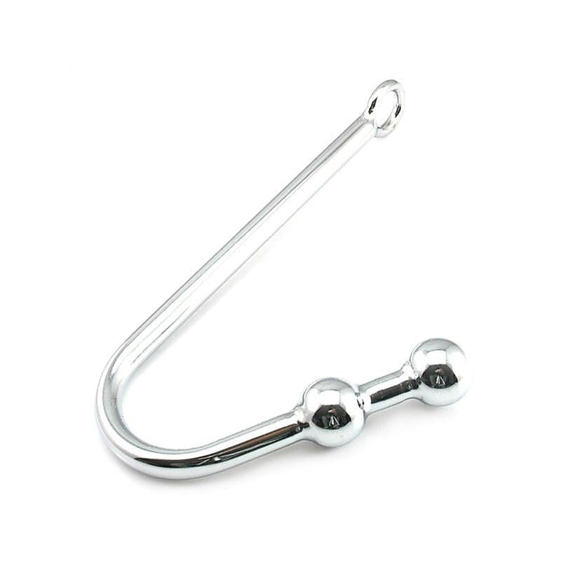 Double Ball Steel Anal Hook - Spreaders and Hangers