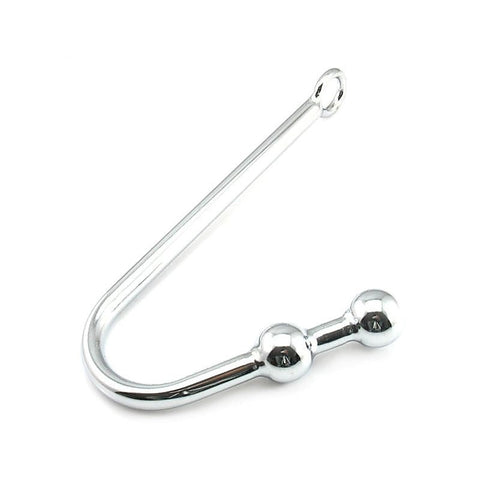 Double Ball Steel Anal Hook - Spreaders and Hangers