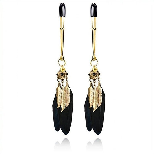 Feather Nipple Clamp - Breast and Nipple Toys