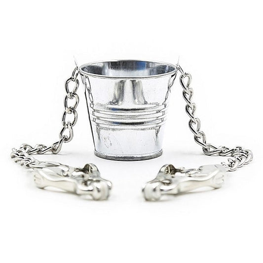 Slave Bucket Labia and Nipple Clamps - Breast and Nipple Toys