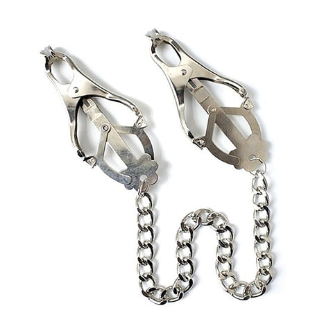 Japanese Clover Clamps With Chain By Bdstyle - Breast and Nipple Toys