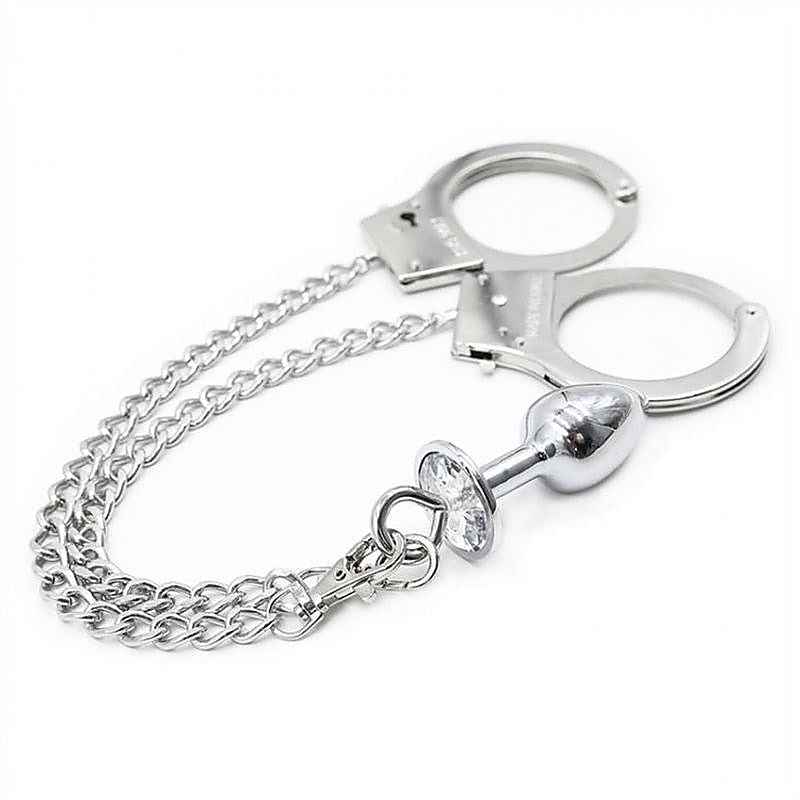 Bondage Bliss Cuffs And Butt Plug Set By Bdstyle - Cuffs and Restraints