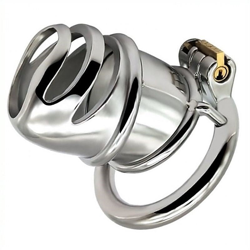 Snub Nose Stainless Steel Chastity Cage By Bdstyle - Male Chastity