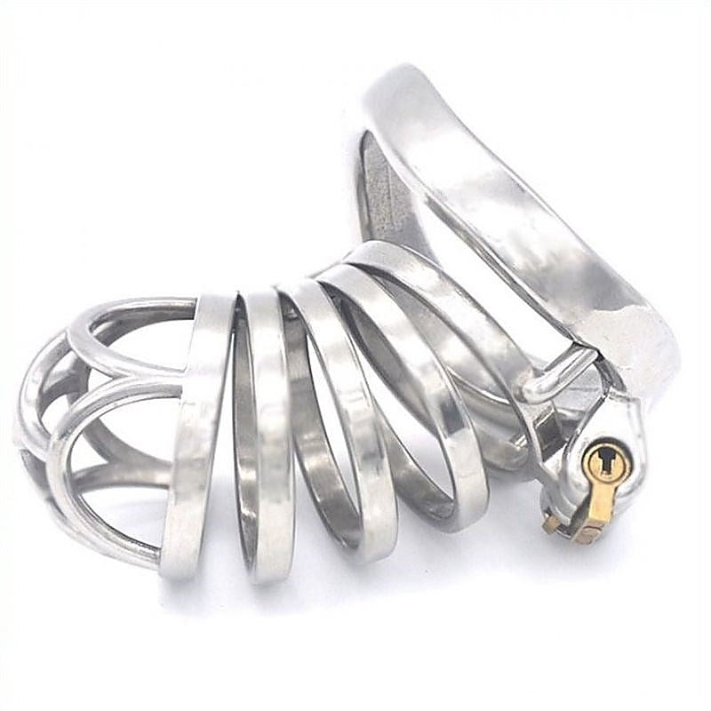 Rhombic Bend Male Chastity Cock Cage - Male Chastity