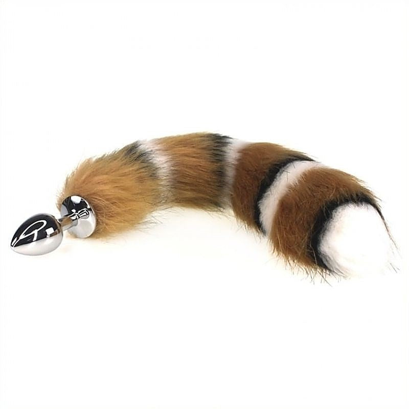 Interphase Faux Fox Tail Metal Butt Plug By Bdstyle - Steel Sex Toys